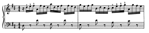 Bach Prelude in D Major