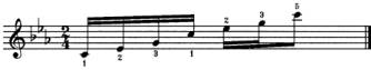 C Minor arpeggio